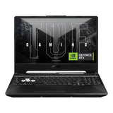 Asus TUF Gaming A15 Laptop, AMD Ryzen 7 7445HS Processor, 16GB RAM, 512GB SSD, 15.6" FHD 144Hz Display, 4GB NVIDIA GeForce RTX 3050, Windows 11 Home, English & Arabic Backlit RGB Keyboard, Graphite Black, 1 Year Warranty | FA506NCG-B165W