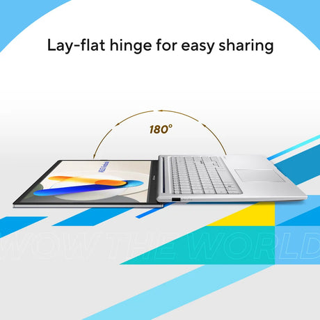 Asus Vivobook 15 Laptop, Intel Core i7-1355U Processor, 16GB RAM, 512GB SSD, 15.6" FHD Display, Windows 11 Home, English & Arabic Backlit Keyboard, Cool Silver, 1 Year Warranty | X1504VA-BQ715W