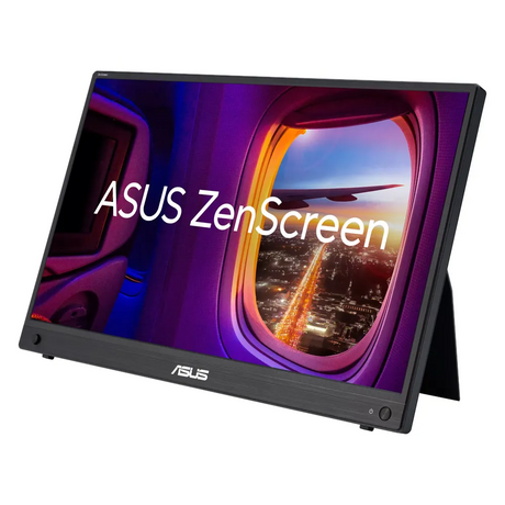 Asus ZenScreen MB16AHG 15.6" FHD (1920 x 1080) Portable Monitor, 144Hz, Anti-glare, 1ms GtG Response Time, USB-C, Mini HDMI, Tilt Adjustable Stand, Black, 3 Year Warranty | MB16AHG