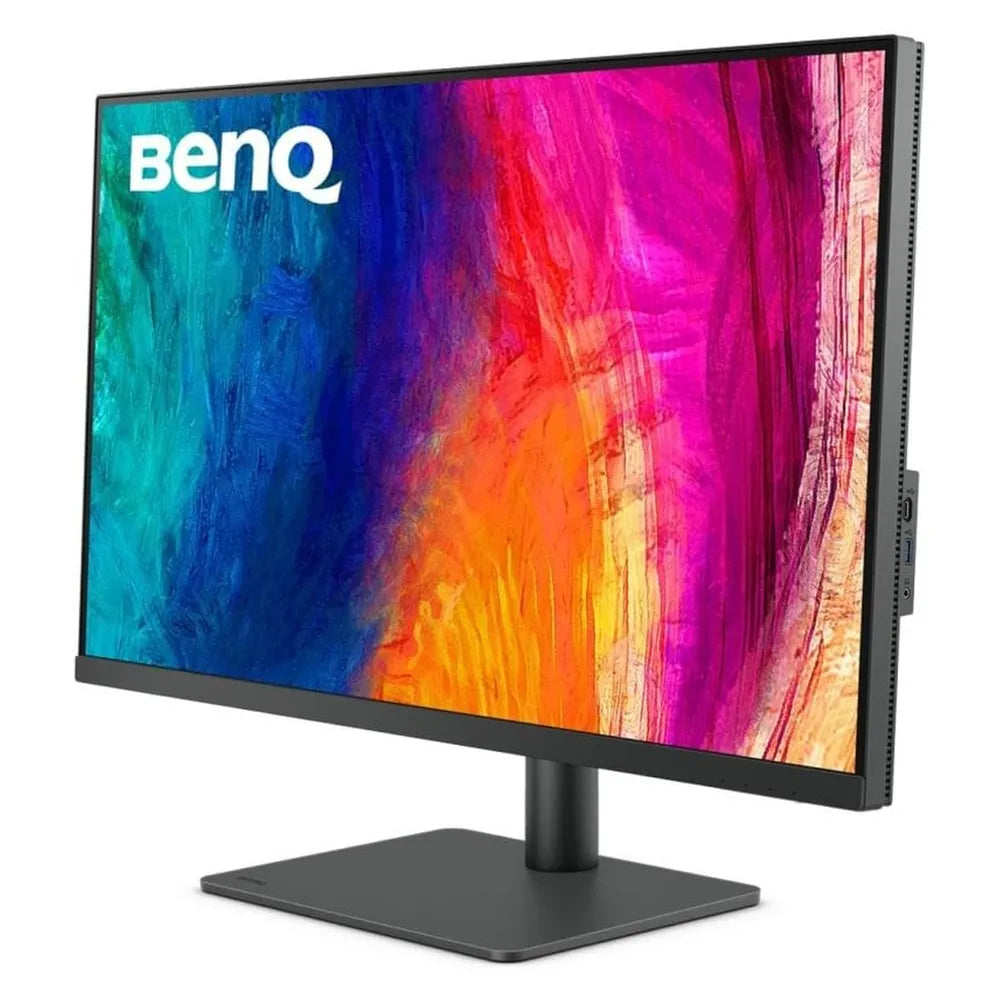 BENQ PD3205U USB-C Designer Monitor, 32" 4K (3840 x 2160) Resolution, 60Hz, Anti-glare, 5ms Response Time, HDMI, DP, USB-C, Fully Adjustable Stand, 1 Year Warranty | 9H-LKGLA-TBP