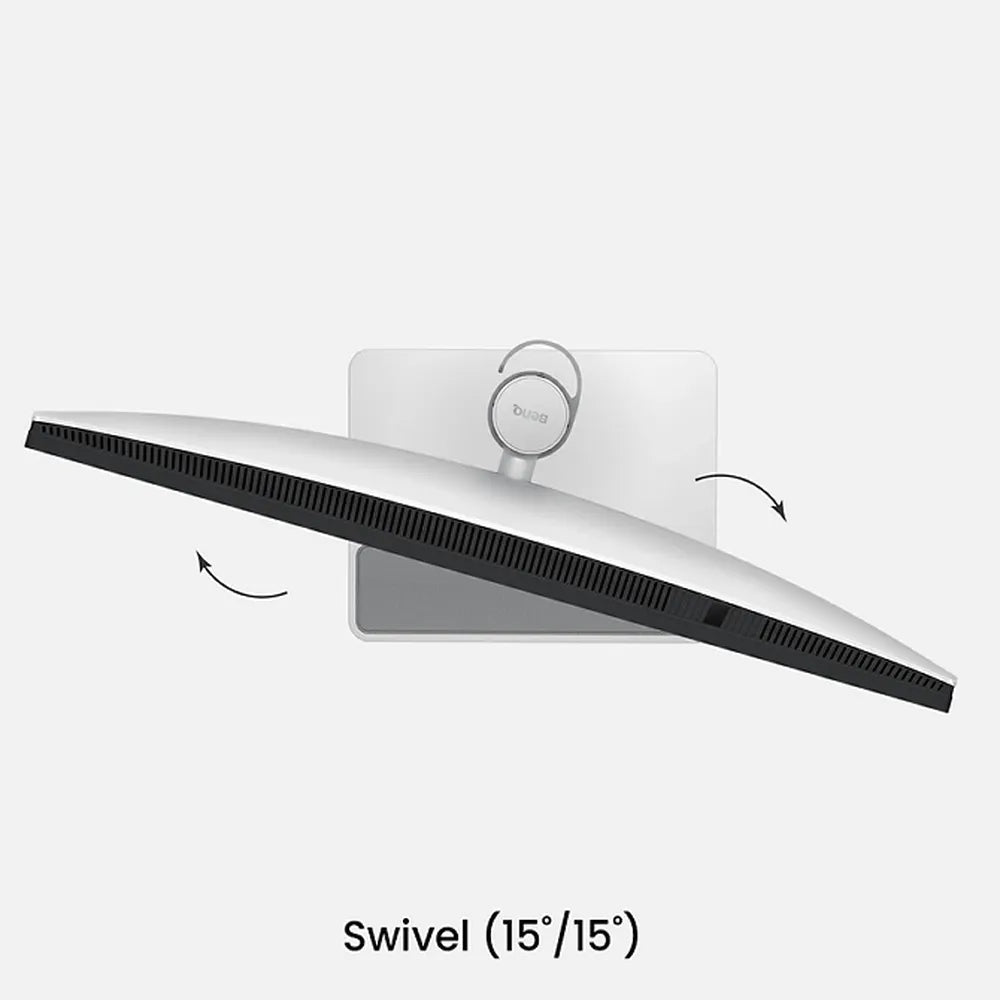 BENQ MA270U Monitor for Mac, 27" 4K (3840 x 2160) Resolution, 60Hz, Anti-glare, 5ms Response Time, HDMI, USB-C, Fully Adjustable Stand, Black, 1 Year Warranty | 9H-LMWLB-QBP