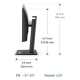 BENQ GW2490T Eye-Care Monitor, 24" FHD (1920 x 1080) Resolution, 100Hz, Anti-glare, 5ms Response Time, HDMI, DP, Fully Adjustable Stand, 1 Year Warranty | GW2490T