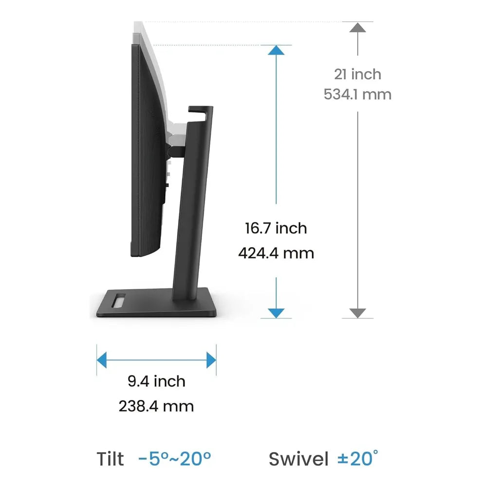 BENQ GW2790T Eye-Care Monitor, 27" FHD (1920 x 1080) Resolution, 100Hz, Anti-glare, 5ms Response Time, HDMI, DP, Fully Adjustable Stand, 1 Year Warranty | GW2790T