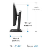 BENQ GW2790T Eye-Care Monitor, 27" FHD (1920 x 1080) Resolution, 100Hz, Anti-glare, 5ms Response Time, HDMI, DP, Fully Adjustable Stand, 1 Year Warranty | GW2790T