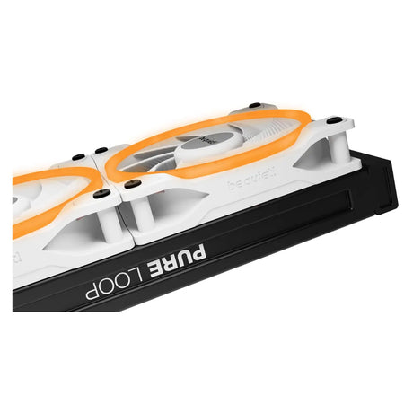 Be Quiet! Light Wings 120mm PWM Case Fans, Pack Of 3, Rifle Bearing, 120mm Fan Size, 2500 rpm Fan Speed, Addressable RGB LED Lighting, White, 1 Year Warranty | BL101