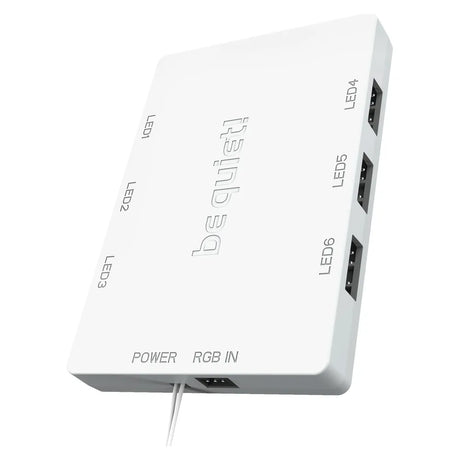 Be Quiet! Light Wings 120mm PWM Case Fans, Pack Of 3, Rifle Bearing, 120mm Fan Size, 2500 rpm Fan Speed, Addressable RGB LED Lighting, White, 1 Year Warranty | BL101