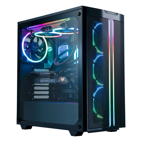 Be Quiet! Light Wings 120mm PWM High-Speed Case Fan, Rifle Bearing, 120mm Fan Size, 2500 rpm Fan Speed, Addressable RGB LED Lighting, Black, 1 Year Warranty | BL073