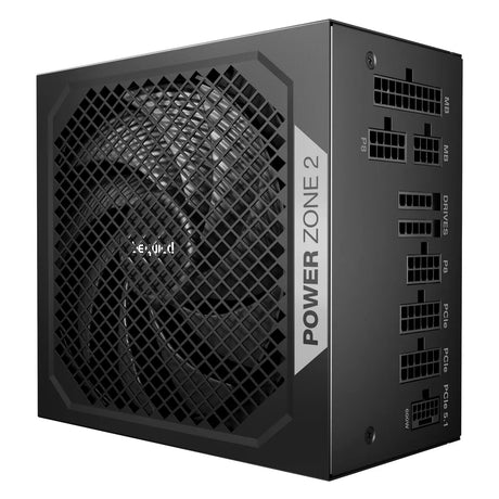 Be Quiet! Power Zone 2 850W 80 Plus Platinum Fully Modular Power Supply, 850W, Fully Modular, ATX, Black, 1 Year Warranty | BP007UK