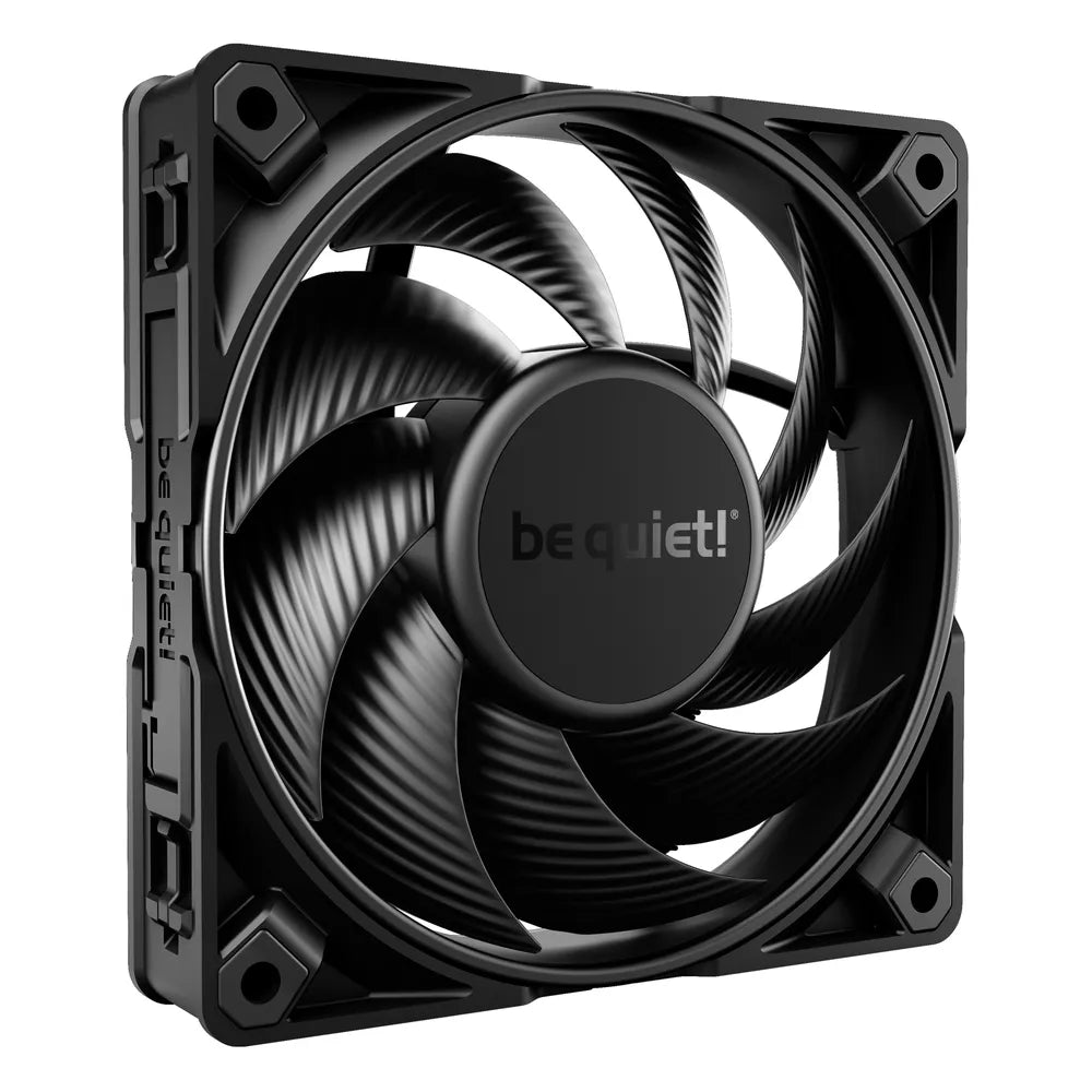 Be Quiet! Silent Wings Pro 4 120mm PWM Case Fan, Fluid Dynamic Bearing, 120mm Fan Size, 3000 rpm Fan Speed, Speed Switch, Black, 1 Year Warranty | BL098