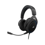 Corsair HS50 Stereo Gaming Headset, Cable Length:1.8m, Blue, 1 Year Warranty | CA-9011172-NA