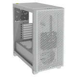 Corsair 3000D AIRFLOW Mid-Tower ATX Case, Tempered Glass Side Window, 2 x SP120 Fans, 360mm GPU Support, USB 3.2 Gen 1, White, 1 Year Warranty | CC-9011252-WW