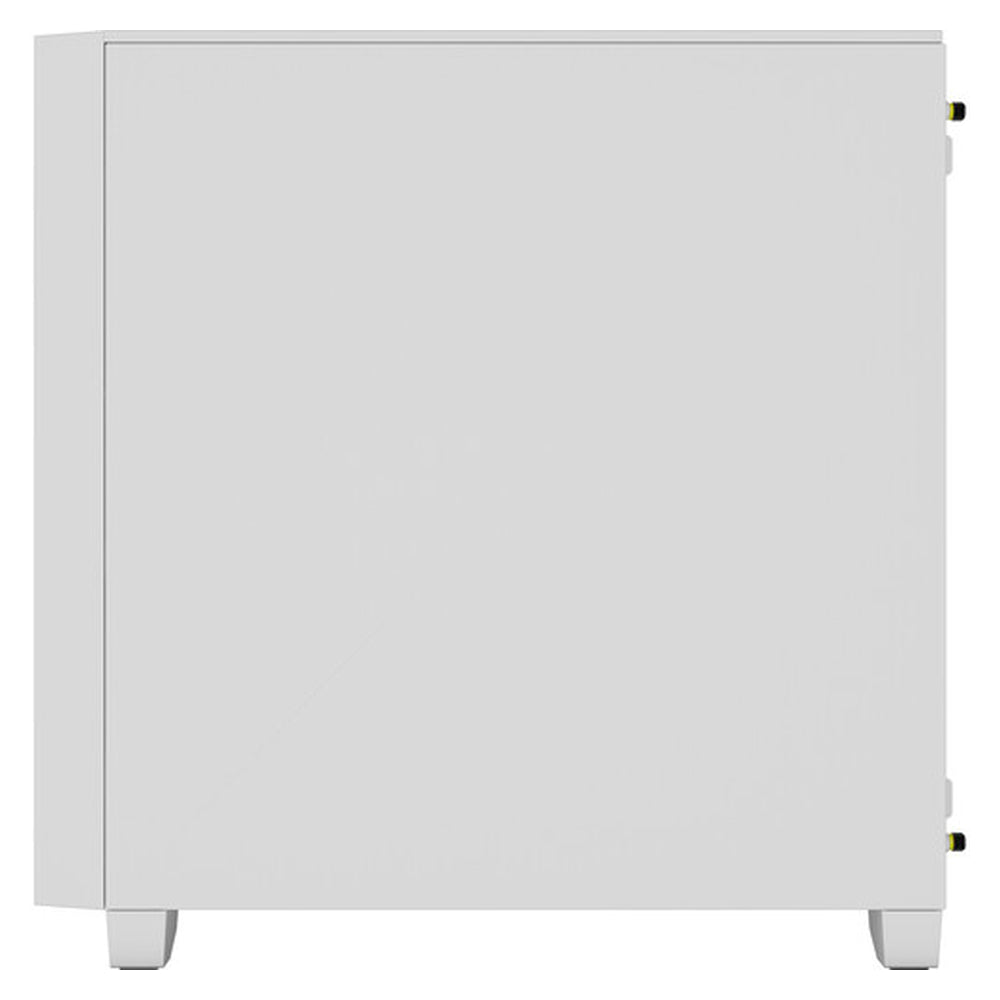 Corsair 3000D AIRFLOW Mid-Tower ATX Case, Tempered Glass Side Window, 2 x SP120 Fans, 360mm GPU Support, USB 3.2 Gen 1, White, 1 Year Warranty | CC-9011252-WW