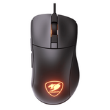 Cougar Surpassion ST Optical Wired R GB Gaming Mouse, 3200 DPI PixArt PMW3325 Optical Gaming sensor, 1000 Hz Polling Rate, Mechanical Gaming Switch, 6 x Buttons, Ergonomic, Right-Handed Design, Black, 1 Year Warranty | CGR-SURPASSION-ST