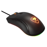 Cougar Surpassion Optical Wired R GB Gaming Mouse, 6400 DPI PAW3309 Optical Gaming sensor, 1000 Hz Polling Rate, 20M Gaming Switch, 6 Programmable Buttons, Ergonomic, Right-Handed Design, Black, 1 Year Warranty | CGR-WOMB-SUR