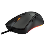 Cougar Surpassion Optical Wired R GB Gaming Mouse, 6400 DPI PAW3309 Optical Gaming sensor, 1000 Hz Polling Rate, 20M Gaming Switch, 6 Programmable Buttons, Ergonomic, Right-Handed Design, Black, 1 Year Warranty | CGR-WOMB-SUR