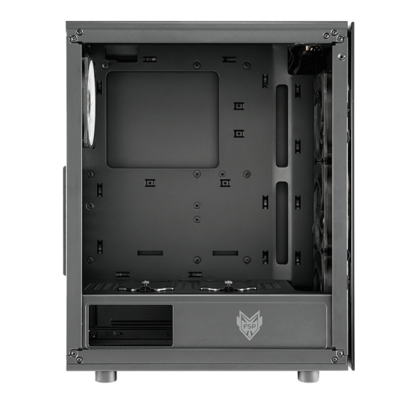 ATX CASE FSP CMT340 MID TOWER GAMING (4 AR GB FAN) | CMT340