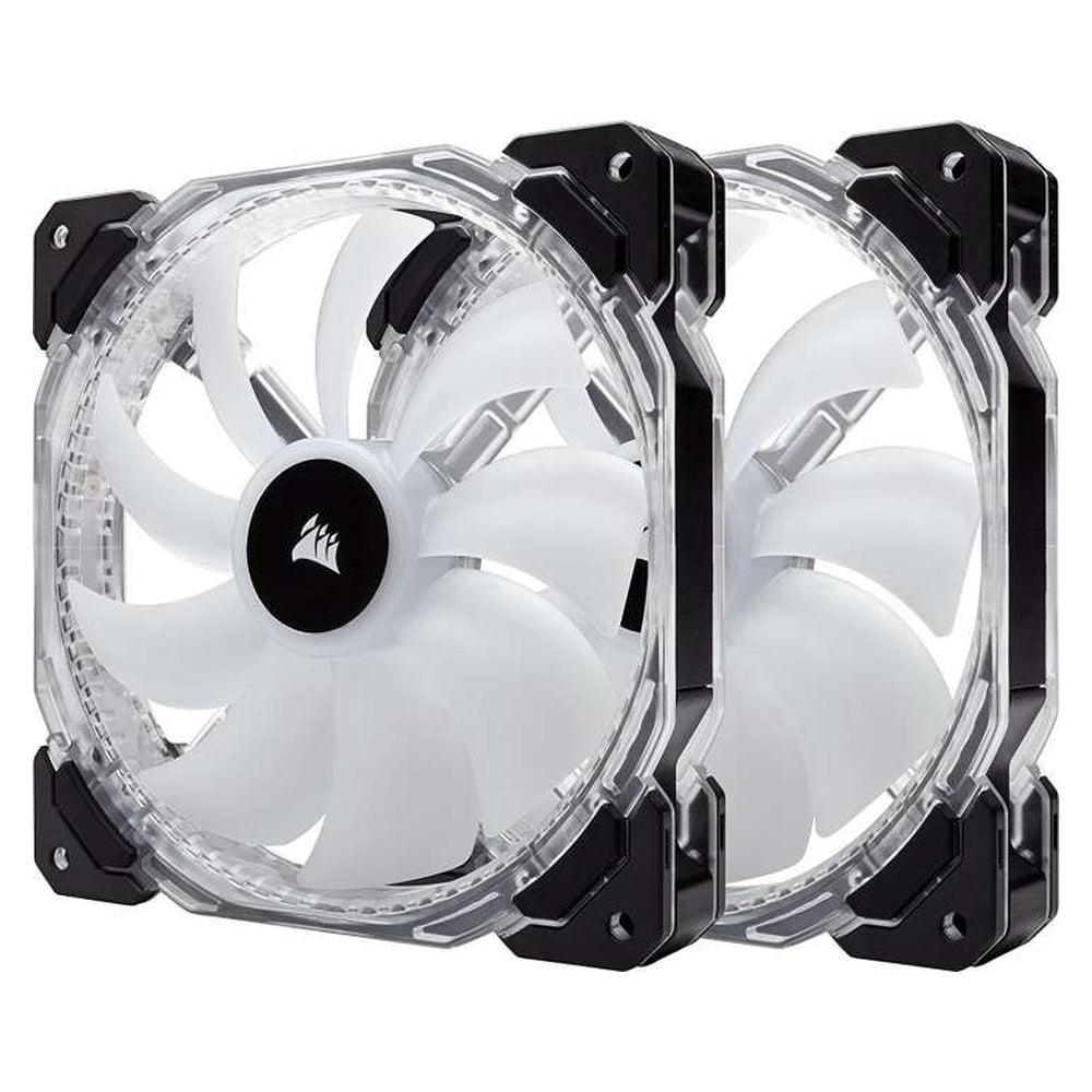 CORSAIR CASE FAN HD140 WITH CONTROLLER 140mm Twin Pack 1 Year Shop Warranty | CO-9050069-WW
