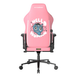 DXRacer Craft Halo Cat Edition Gaming Chair, Class 4 Gas Lift Cylinder, 2D Integrated Lumbar Support, Aluminum Base, 60mm PU Caster, Fully Adjustable, Pink, 1 Year Warranty | CRA-PR008-P-H1