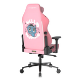 DXRacer Craft Halo Cat Edition Gaming Chair, Class 4 Gas Lift Cylinder, 2D Integrated Lumbar Support, Aluminum Base, 60mm PU Caster, Fully Adjustable, Pink, 1 Year Warranty | CRA-PR008-P-H1