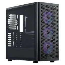 Cooler Master MasterBox 600 Mid Tower PC Casing, Tempered Glass Side Panel, FineMesh Performance Front Panel, 410mm GPU Support, USB 3.2 Gen 2, Black, 1 Year Warranty | MB600-KGNN-S00