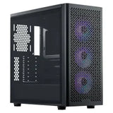 Cooler Master MasterBox 600 Mid Tower PC Casing, Tempered Glass Side Panel, FineMesh Performance Front Panel, 410mm GPU Support, USB 3.2 Gen 2, Black, 1 Year Warranty | MB600-KGNN-S00
