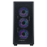Cooler Master Elite 502 Mid Tower PC Casing, Tempered Glass Side Panel, Advanced Mesh Front Panel, 410mm GPU Support, USB 3.2 Gen 1, Black, 1 Year Warranty | E502-KGNN-S00