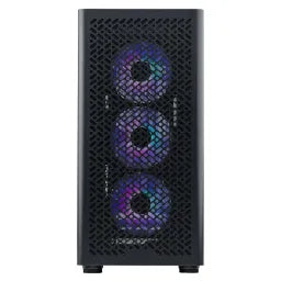 Cooler Master Elite 502 Mid Tower PC Casing, Tempered Glass Side Panel, Advanced Mesh Front Panel, 410mm GPU Support, USB 3.2 Gen 1, Black, 1 Year Warranty | E502-KGNN-S00