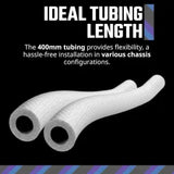 Gamemax Starlight FR GB ATX PC Case, Front & Side Polymethyl Methacrylate (PMMA) Panel, 4 x 120mm FR GB Fans, 360mm GPU Support, USB 3.0, White, 1 Year Warranty | GM-STARLIGHT-FR GB-WT