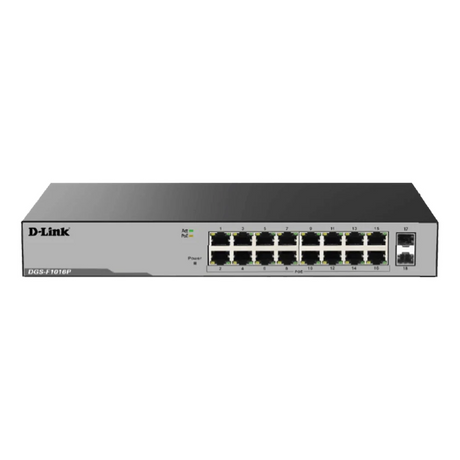 D-Link-18-Port-Gigabit-PoE-Unmanaged-Switch-DGS-F1016P