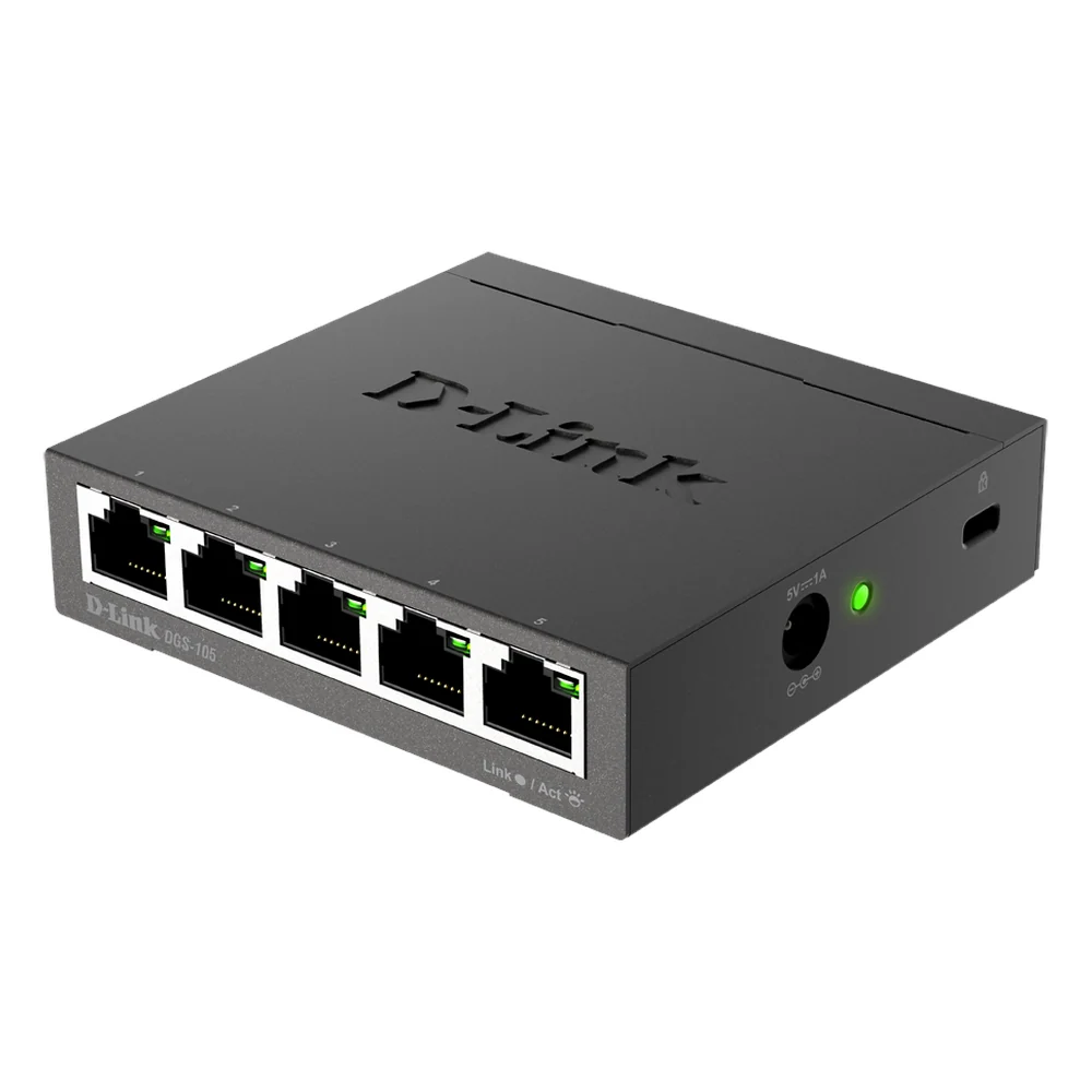 D-Link-5-Port-Gigabit-Unmanaged-Switch-DGS-F105