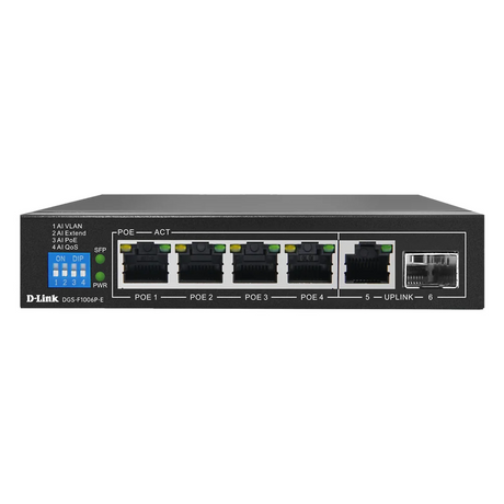 D-Link-6-Port-Gigabit-PoE-Unmanaged-Switch-DGS-F1006P-E