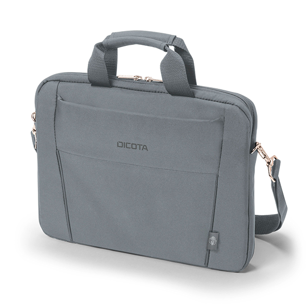 DICOTA SLIM CASE BASE 13-14.1" Topload - GREY | D31305-RPET