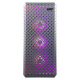 XPG Defender Pro Mid-Tower E-ATX PC Case, Tempered Glass Side Panel With Mesh Panel Design, 3 x XPG VENTO AR GB 120mm Fans, 400mm GPU Support, USB 3.0, White, 1 Year Warranty | DEFENDERPRO-WHCWW