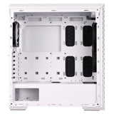 XPG Defender Pro Mid-Tower E-ATX PC Case, Tempered Glass Side Panel With Mesh Panel Design, 3 x XPG VENTO AR GB 120mm Fans, 400mm GPU Support, USB 3.0, White, 1 Year Warranty | DEFENDERPRO-WHCWW