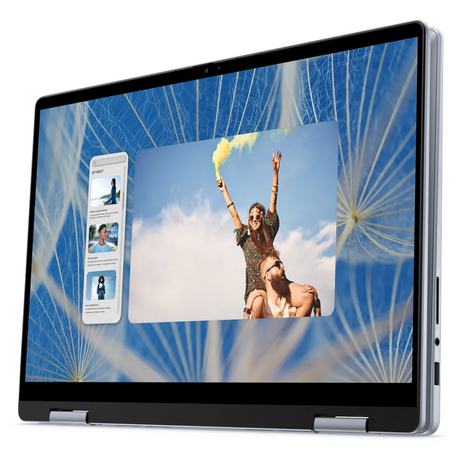 Dell Inspiron 14 2-in-1 Laptop, Intel Core 5 120U Processor, 8GB RAM, 512GB SSD, 14" FHD+ Touch Display, Windows 11 Home, English & Arabic Backlit Keyboard, 1 Year Warranty | D-INS-7440-8-512-W11H