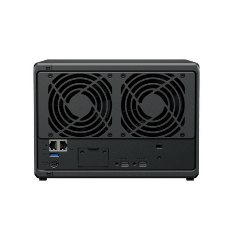 Synology DiskStation DS1525+ 5 Bay Nas Box, 3.5" or 2.5" SATA, M.2 2280 NVMe SSD, AMD Ryzen V1500B Processor, 8 GB RAM, 151.95 BTU/hr, RJ-45, USB 3.2, USB-C, 1 Year Warranty | DS1525+