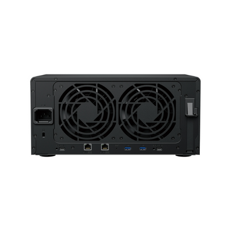 Synology DiskStation DS1825+ 8 Bay Nas Box, 3.5" or 2.5" SATA, M.2 2280 NVMe SSD, AMD Ryzen V1500B Processor, 8 GB RAM, 204.94 BTU/hr, RJ-45, USB 3.2, USB-C, 3 Year Warranty | DS1825+