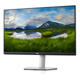Dell 27 Monitor, 27" QHD (2560 x 1440) Resolution, 75Hz, Anti-glare, Stereo Speakers, 4ms (GTG) Response Time, DP, HDMI, Tilt/Height/Swivel Adjustable Stand, Black & White, 1 Year Warranty | S2721DS