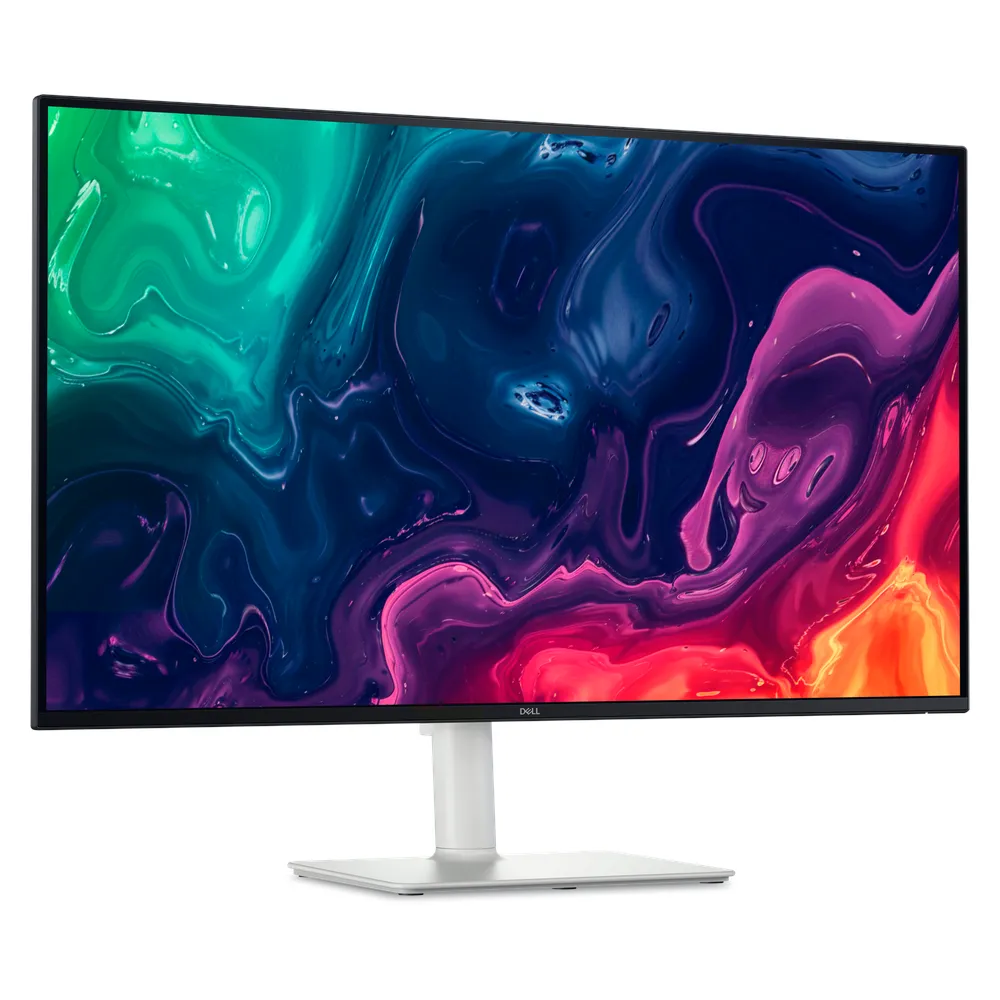 Dell 32 Plus S3225QS Monitor, 32" 4K (3840 x 2160) Resolution, 120Hz, Anti-glare, 4ms (GTG) Response Time, HDMI, DP, Tilt/Height/Slant Adjustable Stand, Black & Silver, 3 Year Warranty | S3225QS