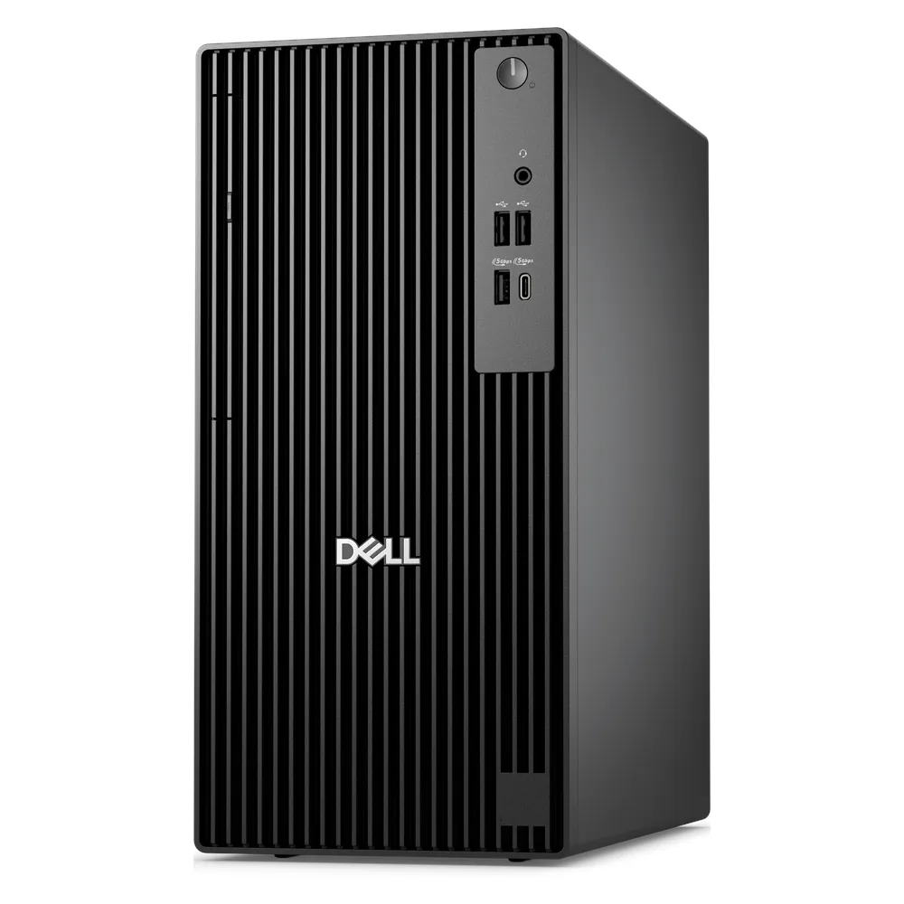 Dell Pro Tower QCT1250 Desktop PC, Intel Core Ultra 7 265 Processor, 8GB DDR5 RAM, 512GB SSD, DOS, 180W Bronze Power Supply, Black, 1 Year Warranty | D-Pro-T-U7