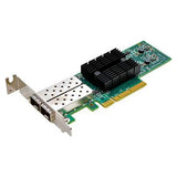 Synology E10G17-F2 Dual Port 10 GBE SFP+ Adapter, PCIe 3.0/2.0, 8/4-Lane Auto-Negotiation, High Performance, Supports DSM 6.0.2+, Full-Duplex mode, 1 Year Warranty | E10G17-F2