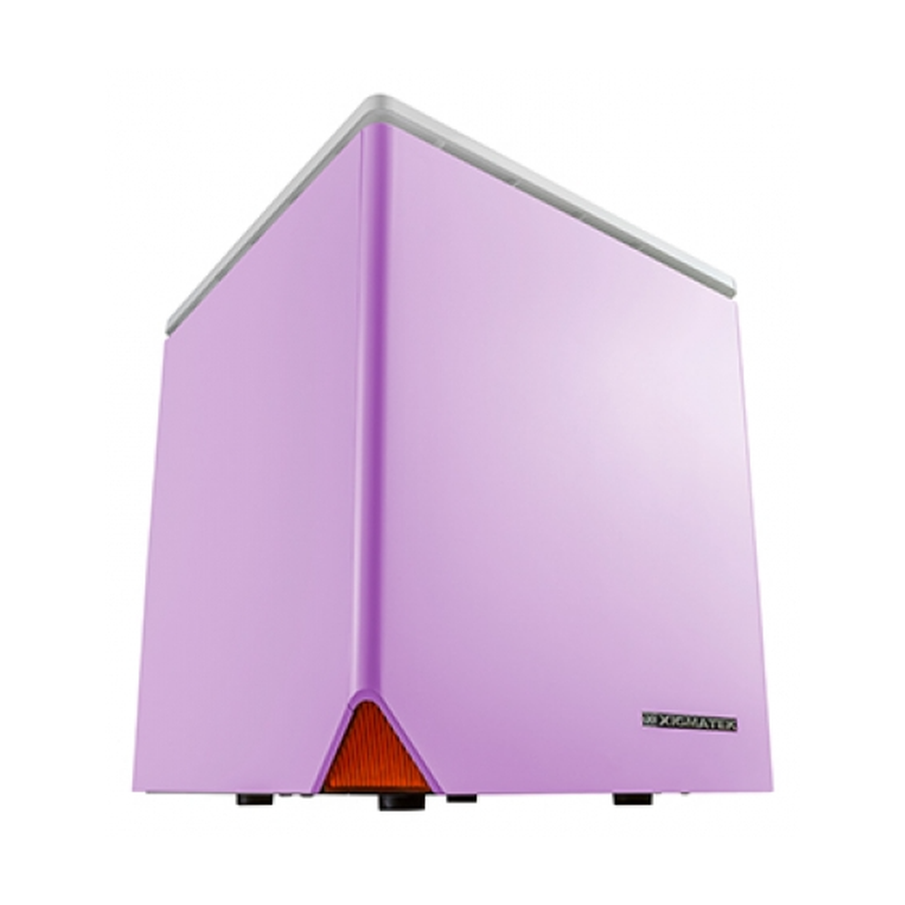 XIGMATEK Nebula C Mini-ITX PC Case, 1 x 120mm Fan, 230mm GPU Support, USB 3.0, Purple, 1 Year Warranty | EN6831
