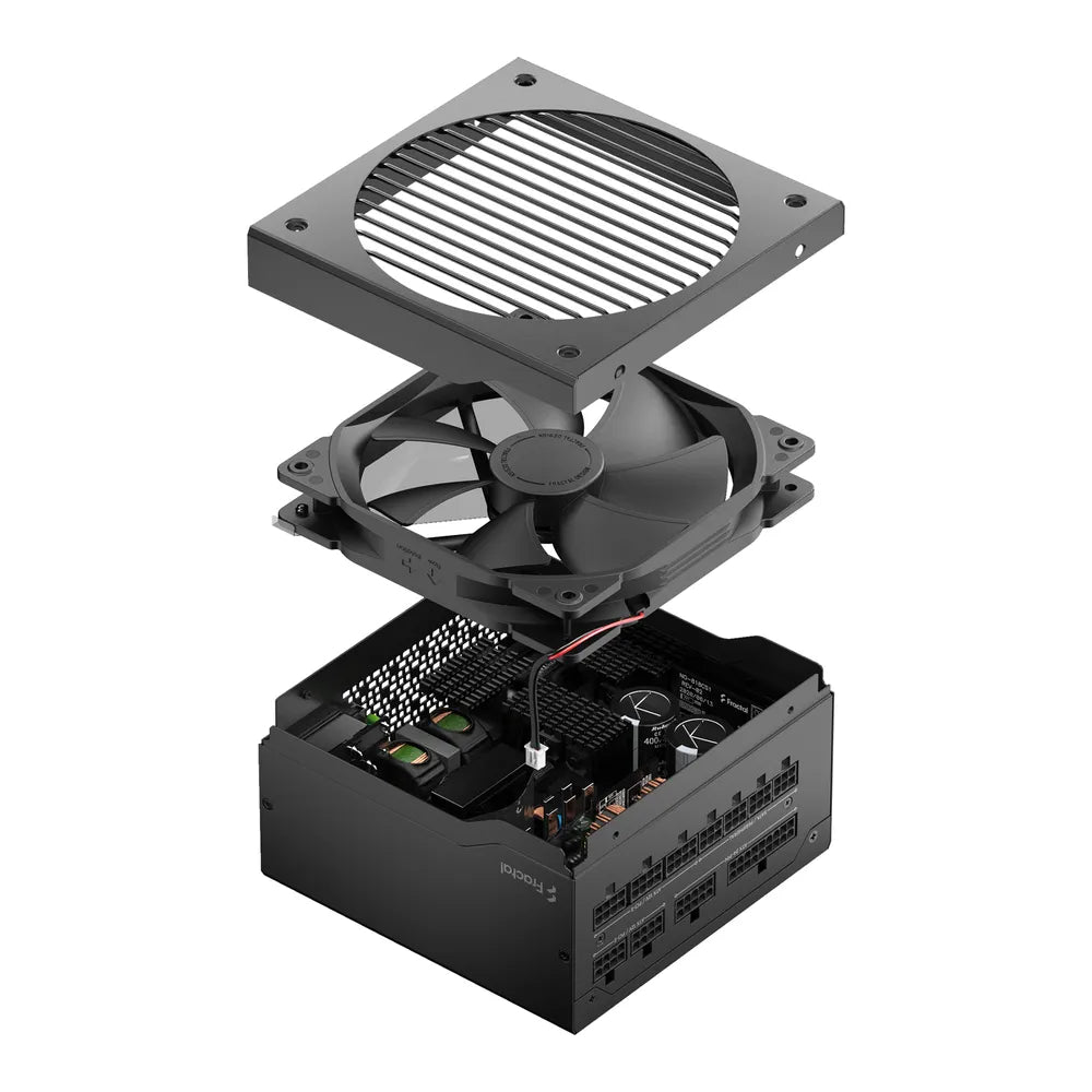 Fractal Design Ion 80 Plus Gold Power Supply, 750W, Fully Modular, ATX, Black, 1 Year Warranty | FD-P-IA2G-750