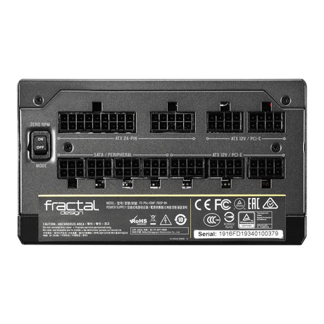 Fractal Design Ion+ 80 Plus Platinum Power Supply, 760W, Fully Modular, ATX, Black, 1 Year Warranty | FD-PSU-IONP-760P-BK-U