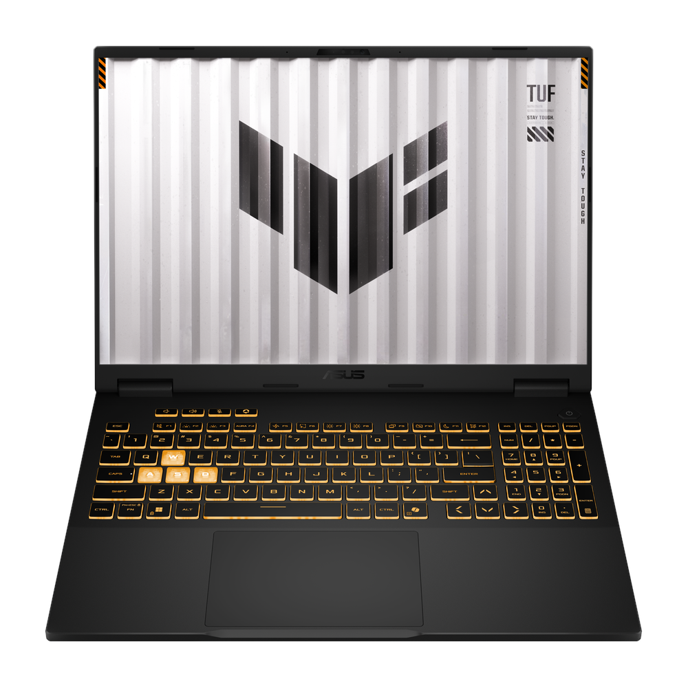 Asus TUF F16 Gaming Laptop, Intel Core i7 14650HX Processor, 16 GB RAM, 1TB SSD, 8 GB Nvidia RTX 5050 Graphics, 16" FHD+ 165Hz Display, Windows 11 Home, Backlit Chiclet 1-Zone R GB English & Arabic Keyboard, Jaeger Gray, 1 Year Warranty | FX608JHR-RV001W