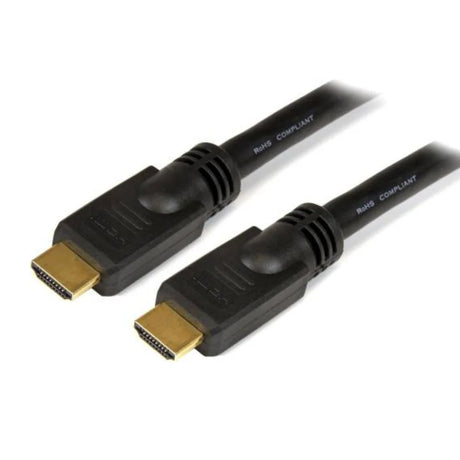 G-MAX 5M High Speed HDMI 1.4V Cable, Gold Plated Connector, RoHS Certified, PVC Jacket, Ferrite Cores, Black | GMHD5M1-4V