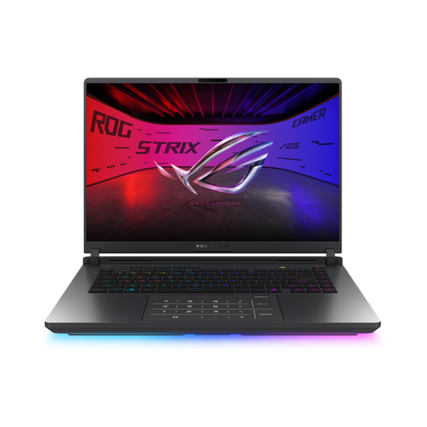 Asus ROG Strix G16 Gaming Laptop, Intel Core i7 14650HX Processor, 16 GB RAM, 1TB SSD, 8 GB Nvidia RTX 5050 Graphics, 16" FHD+ 165Hz Display, Windows 11 Home, Backlit Chiclet 4-Zone R GB English & Arabic Keyboard, Eclipse Gray, 1 Year Warranty |