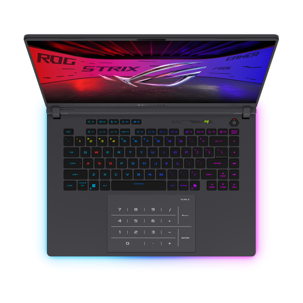 Asus ROG Strix G16 Gaming Laptop, 8GB NVIDIA GeForce RTX 5050 Graphics, Intel Core i7 14650HX Processor, 16 GB RAM, 1TB SSD, 16" FHD+ 165Hz Display, Windows 11 Home, English & Arabic Keyboard, Eclipse Gray, 1 Year Warranty | G615JHR-1SG7821W