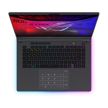 Asus ROG Strix G16 Gaming Laptop, 8GB NVIDIA GeForce RTX 5050 Graphics, Intel Core i7 14650HX Processor, 16 GB RAM, 1TB SSD, 16" FHD+ 165Hz Display, Windows 11 Home, English & Arabic Keyboard, Eclipse Gray, 1 Year Warranty | G615JHR-1SG7821W