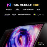 Asus ROG Strix SCAR 18 Intel Core Ultra 9 275HX Processor, 64 GB RAM, 2TB SSD, 12 GB NVIDIA RTX 5070 Ti, 18" 2.5K WQXGA 240Hz Display, Windows 11 Home, English & Arabic Keyboard, 2 Year Warranty | G835LR-SA040W